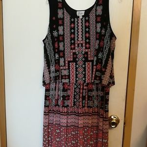 Layered shift dress